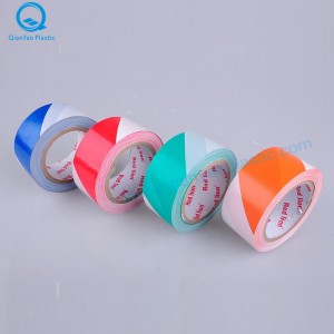 Băng cảnh báo màu vàng / đen, trắng / đen; Băng màu xanh / trắng, xanh lá cây / trắng, cam / trắng; Băng đỏ / trắng, đỏ / đen