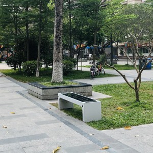 Solar Park Bench Smart City Sản phẩm xanh