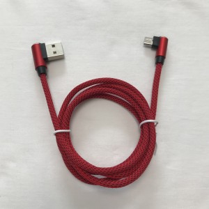 Cáp dữ liệu bện Cáp sạc nhanh Vòng nhôm Vỏ USB cho micro USB, Loại C, sạc sét iPhone và đồng bộ hóa