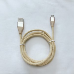 Cáp dữ liệu bện đầy màu sắc Sạc nhanh Vỏ nhôm tròn Cáp USB cho micro USB, Loại C, sạc sét iPhone và đồng bộ hóa