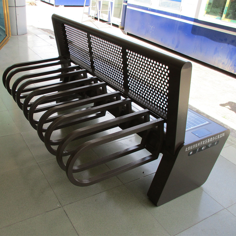 Solar Park băng ghế dự bị đường phố công cộng với sạc không dây