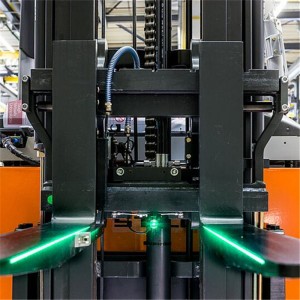 Hệ thống hướng dẫn Laser xe nâng màu xanh lá cây hoặc đỏ cho kho