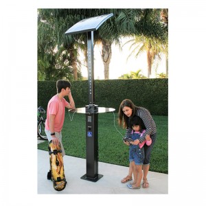 Trạm sạc điện thoại di động năng lượng mặt trời Thiết kế tùy chỉnh Chào mừng