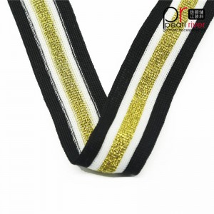 băng keo đen / vàng / trắng với dây vàng chất lượng cao