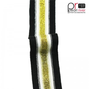 băng keo đen / vàng / trắng với dây vàng chất lượng cao