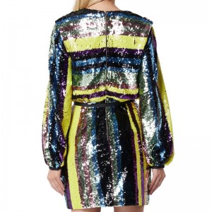 Sản phẩm mới dành cho váy cổ chữ V sequin mini gợi cảm