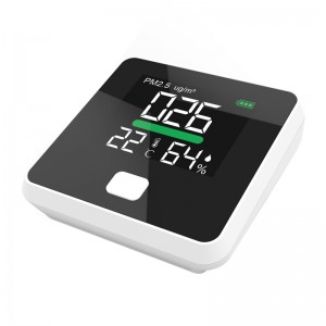 Các hạt bụi diodern theo dõi chất lượng không khí PM2.5 với độ ẩm nhiệt độ