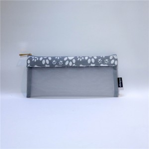 Túi nylon mới dây kéo túi bút chì sáng tạo đơn giản