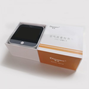 Máy đo chất lượng không khí dienmern Máy dò formaldehyd PM2.5 Máy đo phân tích khí cầm tay HCHO TVOC cho nhiệt độ văn phòng tại nhà