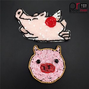 Thân thiện với môi Hạt động vật Dragonfly pegasus thêu thêu Tùy chỉnh