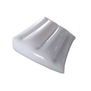 Tam giác bơm hơi Giường Wedge Gối / Đệm trắng