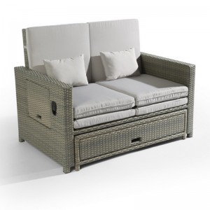 Vườn gấp ghế mây bằng mây