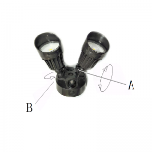 LED an ninh cảm biến chuyển động đèn ngoài trời