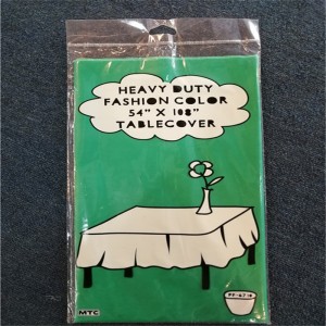 Khăn trải bàn nhà hàng bằng nhựa dùng một lần tròn / hình chữ nhật Quà tặng ngày lễ Khăn trải bàn