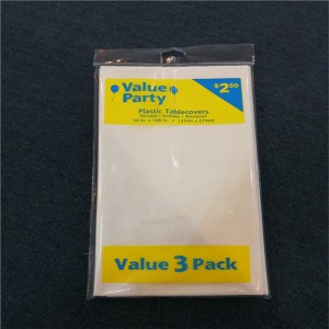 54x108 PVC PEVA Khăn trải bàn trắng In dùng một lần Thiết kế đồ họa Tấm bìa nhựa