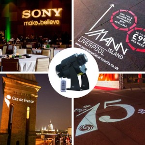 Độ sáng cao Máy chiếu Gobo Ánh sáng cảnh quan tùy chỉnh