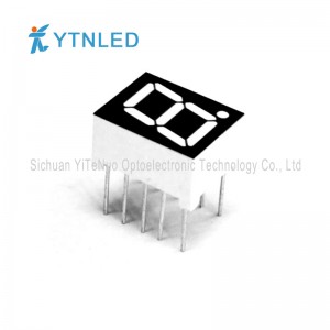 Màn hình LED 0,39 inch màu đỏ 1 chữ số 7, ống kỹ thuật số