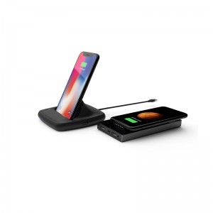 KPS-Z01 USB mới có thể tháo rời 5W tất cả trong một bộ sạc không dây powerbank QI 10000mah