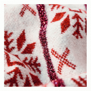 Mới đến Mới Lá rời Jacquard Tops Áo len dệt kim Pullovers cho phụ nữ