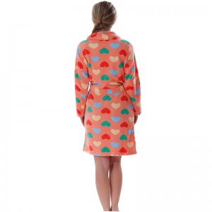 Phụ nữ in lông cừu áo choàng dành cho người lớn