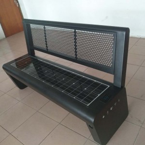 Solar Smart Urban Ghế ngoài trời Nội thất đường phố Trạm sạc di động
