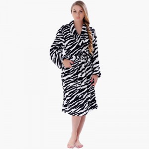 Người lớn Coral Lông cừu Robes Đàn ông Phụ nữ Áo tắm Cặp đôi Đồ ngủ