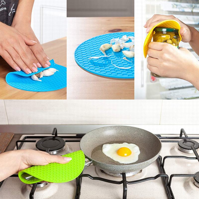 Hot bán silicone cup pad antislip silicone coaster pad mat