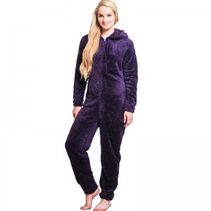 Người lớn Onesie Purple Pyjama