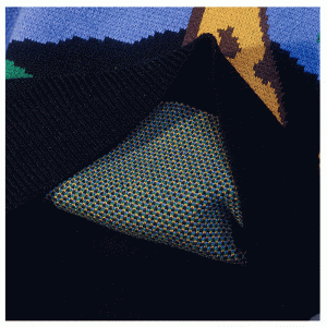 2019 Tùy chỉnh thiết kế mới nhất của phụ nữ dệt kim lỏng lẻo hươu cao cổ Jacquard áo len