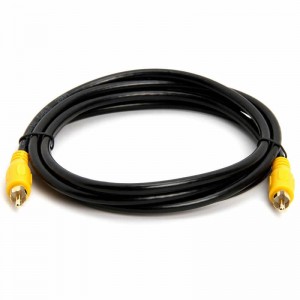 Cáp loa siêu trầm RCA (1 dây nam RCA đến 1 dây cáp âm thanh / video tổng hợp nam RCA) Cáp đồng trục S / PDIF, Cáp âm thanh kỹ thuật số cho máy thu AV, Hệ thống Hi-Fi