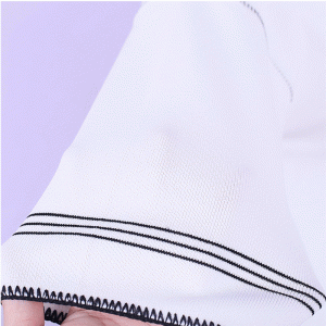 Áo thun nữ cổ chữ V Slash Hem dệt kim mùa hè mỏng áo len