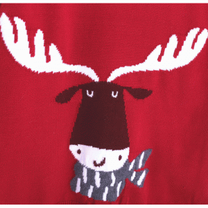 Giáng sinh tùy chỉnh lỏng lẻo Giáng sinh xấu xí Deer Deer Intarsia đan áo len
