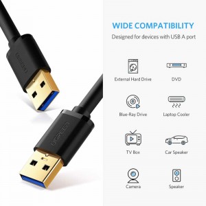 Cáp USB 3.0 A đến A Loại cáp A đến Nam để truyền dữ liệu Bao vây ổ cứng