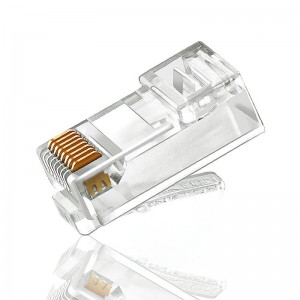 CAT5E CAT5E Đầu nối CAT6 8P8C UTP mạ vàng Ethernet