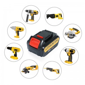 Pin thay thế công cụ không dây Li-ion 20V 3000mAh cho Dewalt DCB182, DCB184, DCB200, DCB201