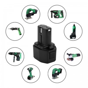 Pin công cụ năng lượng EB7M, EB7S, FEB7S, EB712 Ni-Mh 7.2V 3000mAh