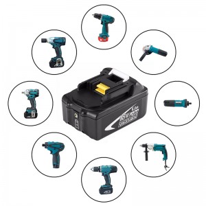 Pin thay thế Li-ion 18V 6000mAh Máy khoan cầm tay không dây cho Makita BL1850, 194205-3, 194309-1