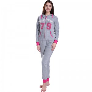 Người lớn Microfiber Lông cừu trùm đầu Onesie Pyjama Bộ cho phụ nữ