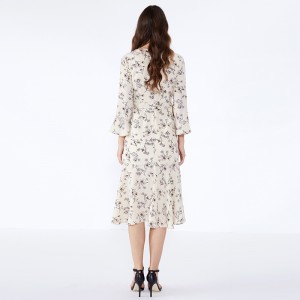 Váy hoa công sở cho nữ Váy đầm dạ hội giản dị JCGJ190315070