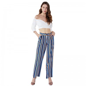 Phụ nữ 2019 Fancy New Design Stripe Girls Fashion Pant