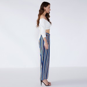 Phụ nữ 2019 Fancy New Design Stripe Girls Fashion Pant