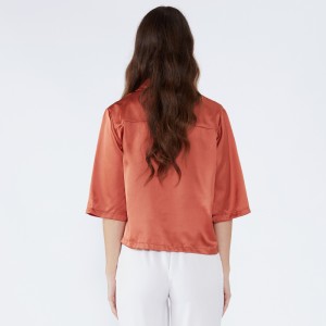 Thiết kế bình thường Sheer Áo sơ mi nữ thông thường cho phụ nữ JCGJ190315020