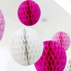 Bộ trang trí tiệc bao gồm Pom hoa tròn mô giấy Quạt đầy màu sắc khắc cho sinh nhật