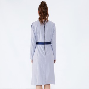 Áo dài tay dài Prom Ladies văn phòng Phụ nữ Trang phục Gaun Kiểu dáng đầm JSW2832