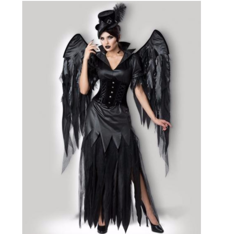 Midnight Raven 1138 Trang phục dành cho người lớn của Black Party, Sexy Carnival Cosplay Halloween