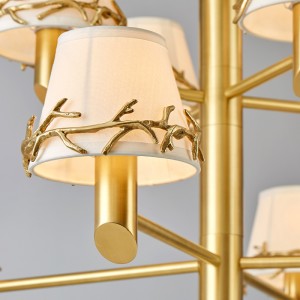 Tính cách tối giản hiện đại Khách sạn sáng tạo Nhà hàng Đèn chùm Km2148