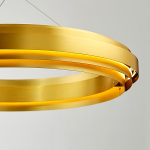 Bắc Âu hiện đại tối giản thiết kế thông tư nhà khách sạn Đèn chùm LED Km2141