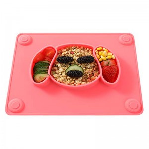 Tấm thực phẩm silicone cho trẻ em Tấm silicon bé