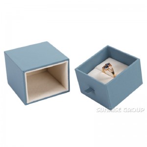 Cao cấp Handmade Handmade Ring Bao bì Hộp trang sức Hộp giấy có tay cầm