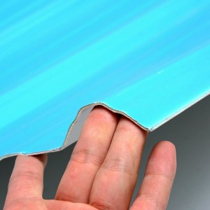 T1130 Tấm lợp mái bằng nhựa ASA PVC UPVC Tấm nhựa hình thang
